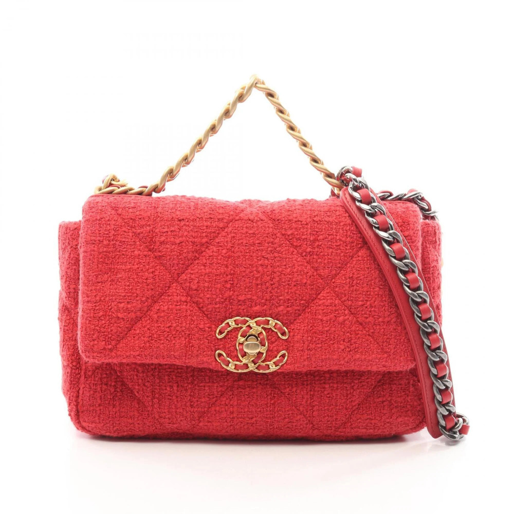 Chanel 19 Dixneuf Matelassé Combination Hardware 2-Way Shoulder Bag/Handbag F...
